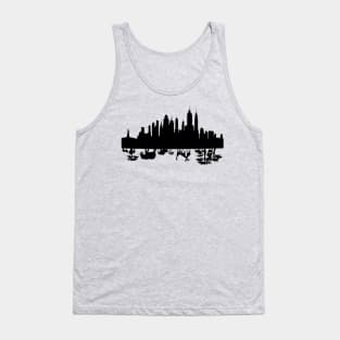 NYC Safari Skyline Silhouette Tank Top